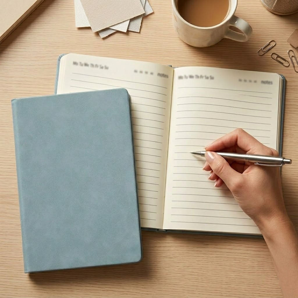 Professional Skin-Feel Business Notebook