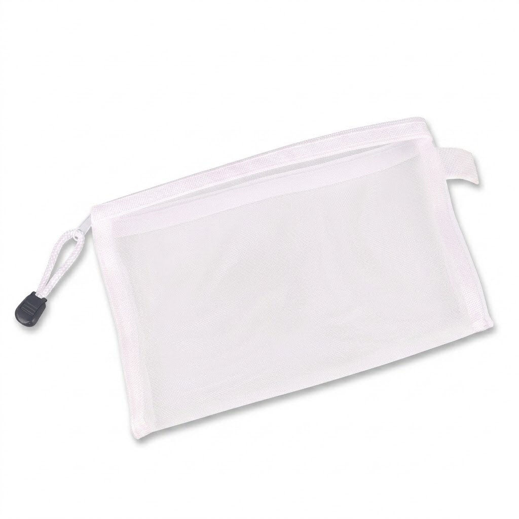 Professional Transparent Mesh Zipper Folder