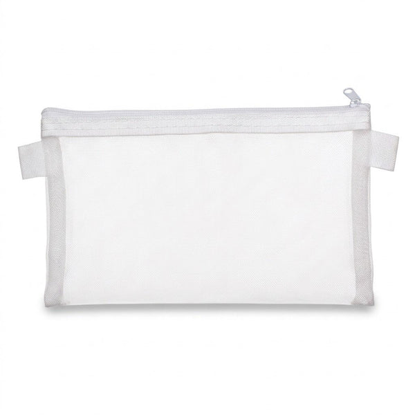 Minimalist Transparent Mesh Stationery Pouch